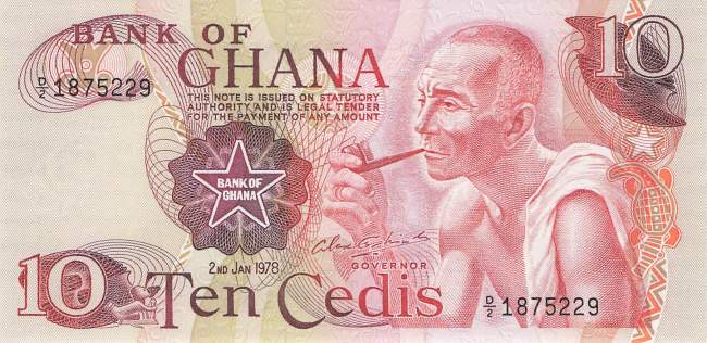 10 Cedis 1978